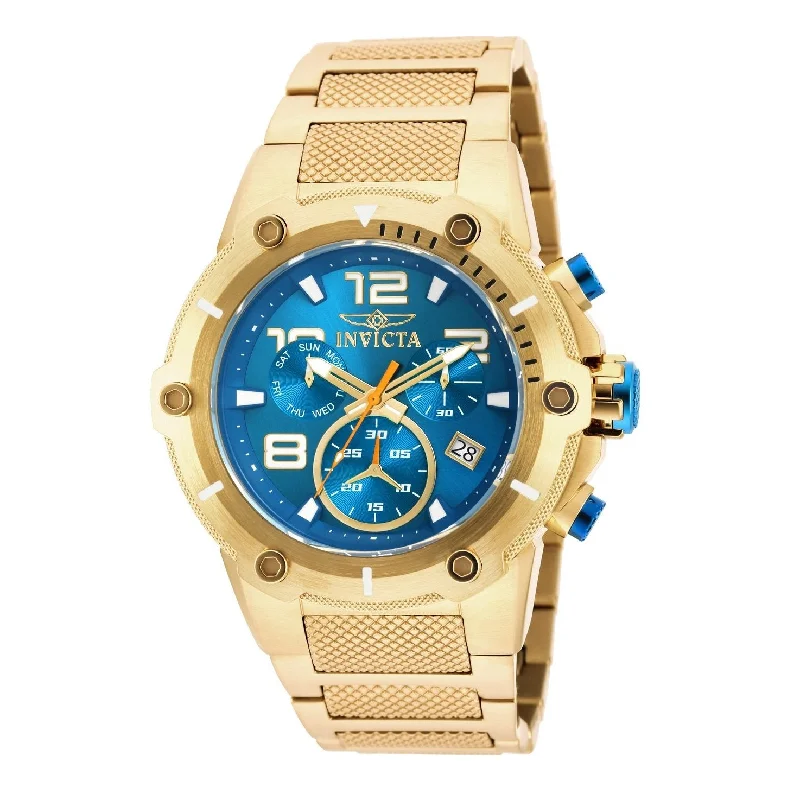 Everyday quartz watches-Invicta Men's 19532 Speedway Gold-Tone Stainless Steel Watch