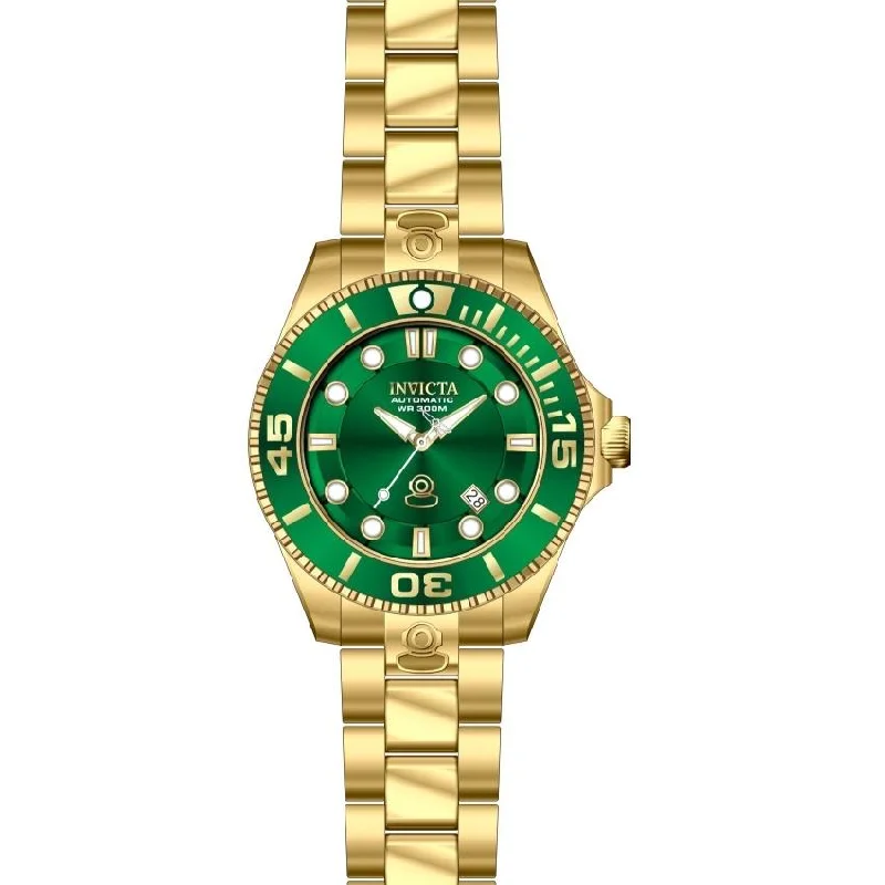 Artistic strap watches-Invicta Men's 19805 Pro Diver Automatic Gold-tone Stainless Steel Watch