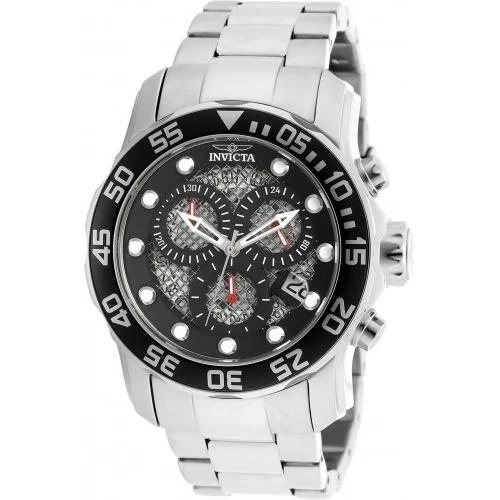 Matte finish watches-Invicta Men's 19836 Pro Diver Stainless Steel Watch