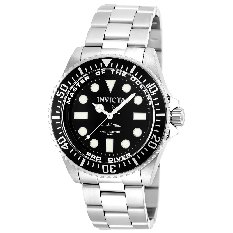 Bright dial watches-Invicta Men's 20119 Pro Diver Stainless Steel Watch