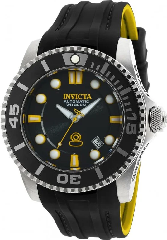 Lightweight face watches-Invicta Men's 20199 Pro Diver Automatic Black Polyurethane Watch