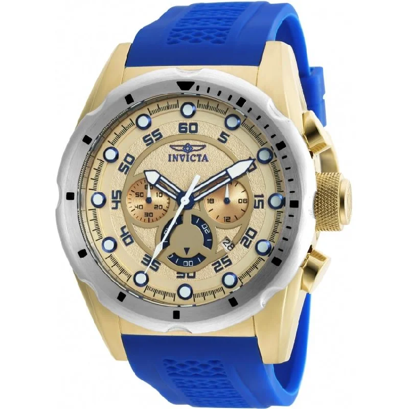 Floral dial watches-Invicta Men's 20307 Speedway Cougar Blue Polyurethane Watch