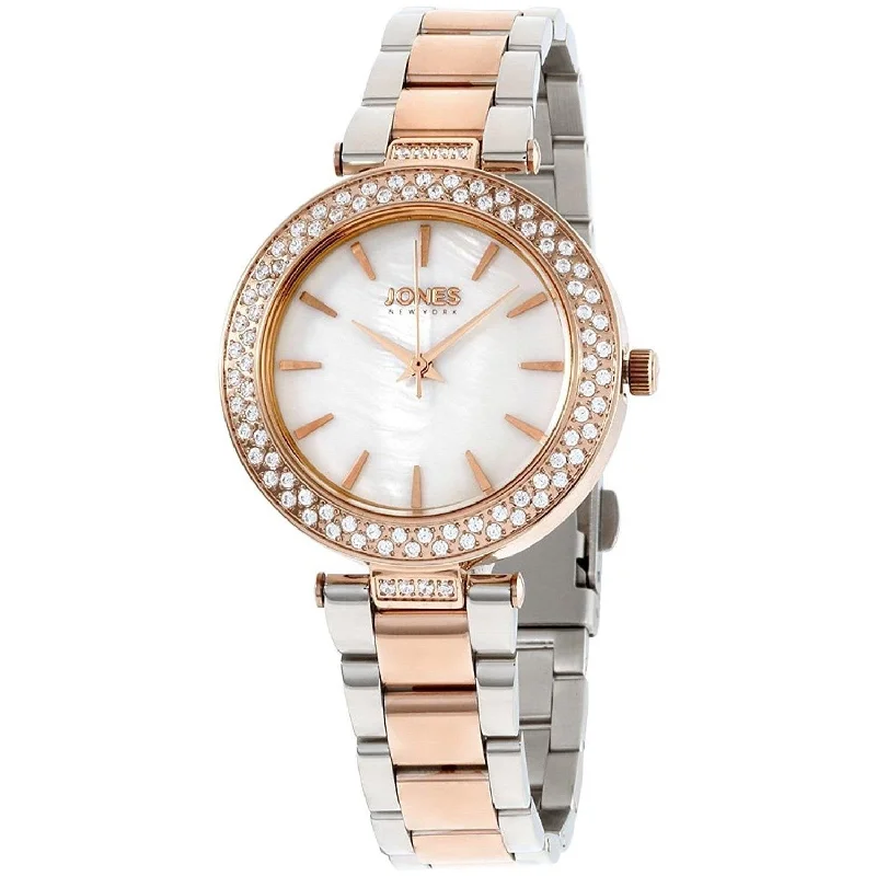 Mesh band watches-Jones New York Women's 11700R528-956 Two-Tone Stainless Steel Watch