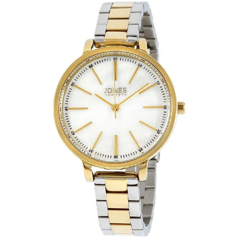 Daily wear watches-Jones New York Women's JNC11593G528-982 Jones New York Two-Tone Stainless Steel Watch