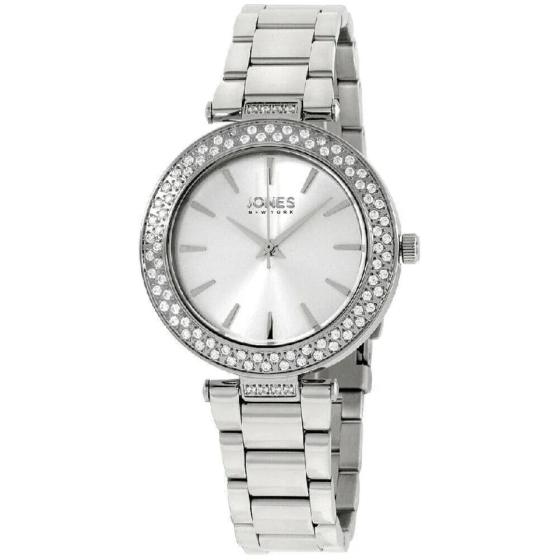 Diamond bezel watches-Jones New York Women's JNC11700S528-004 Jones New York Stainless Steel Watch