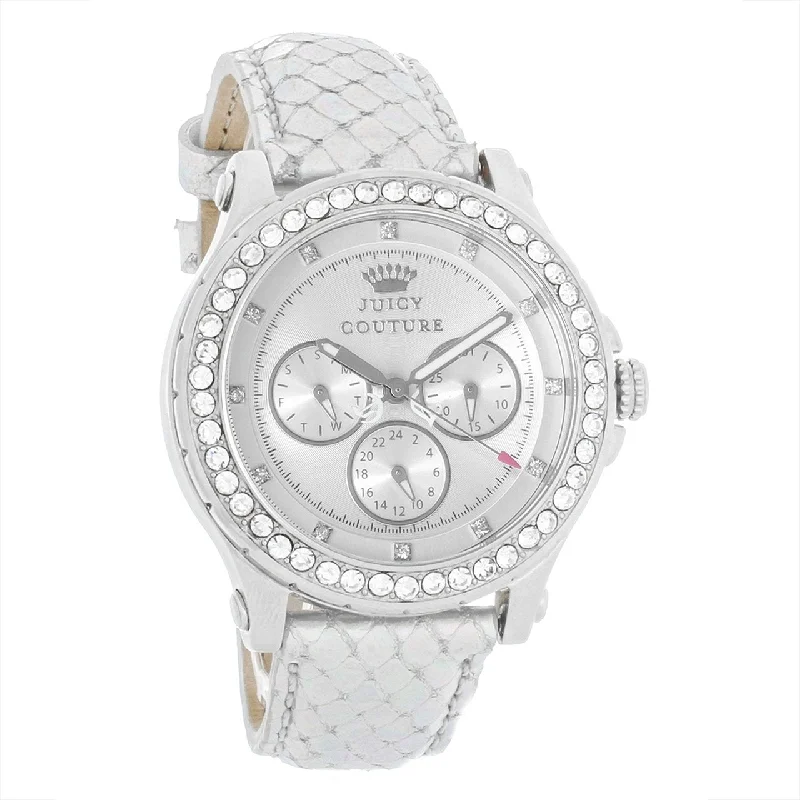 Sustainable watches-Juicy Couture Women's 1901063 Pedigree Chronograph Leather Watch