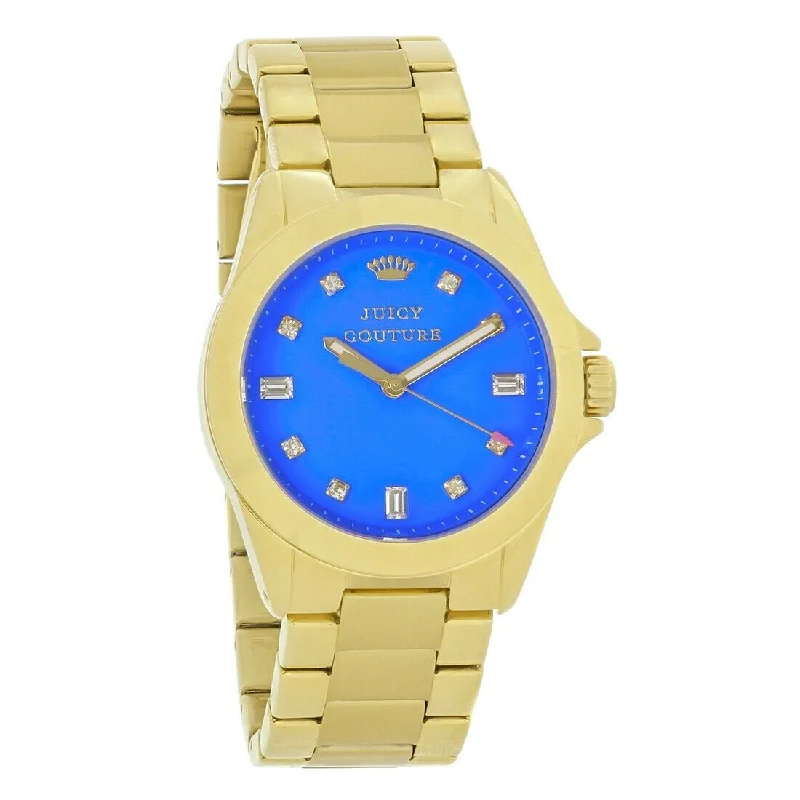 Bold design watches-Juicy Couture Women's 1901120 Stella Gold-Tone Stainless Steel Watch