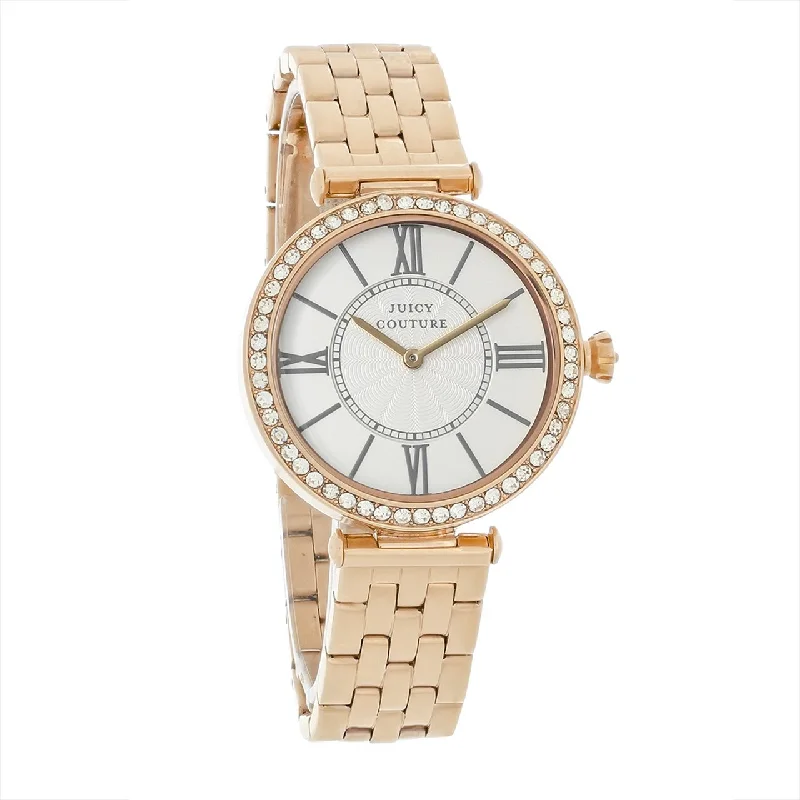 Stone accent watches-Juicy Couture Women's 1901128 J Couture Gold-Tone Stainless Steel Watch