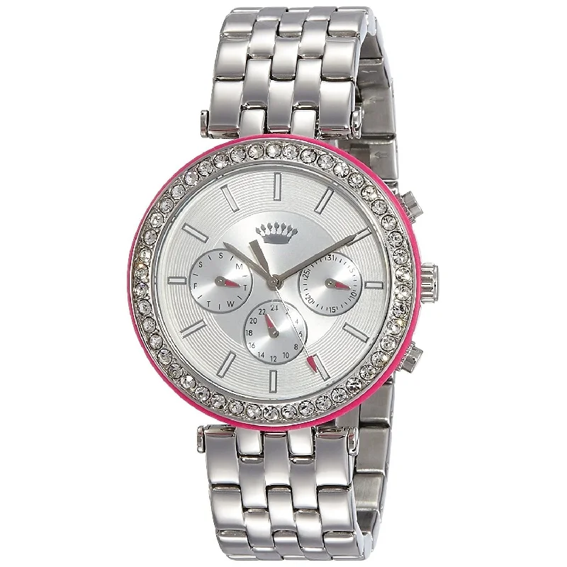 Modern analog watches-Juicy Couture Women's 1901332 Venice Stainless Steel Watch