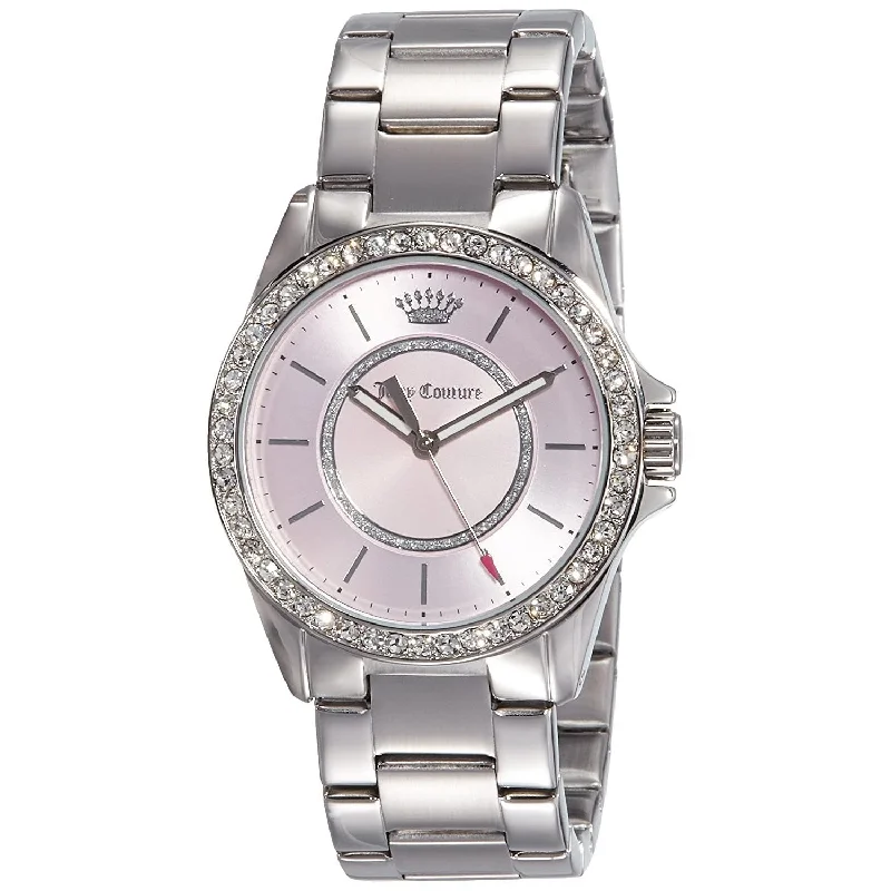 Sapphire dial watches-Juicy Couture Women's 1901408 Laguna  Stainless Steel Watch