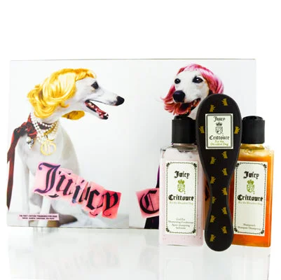 Slim metal watches-Juicy Crittoure Juicy Couture Set "For The Decadent Dog"